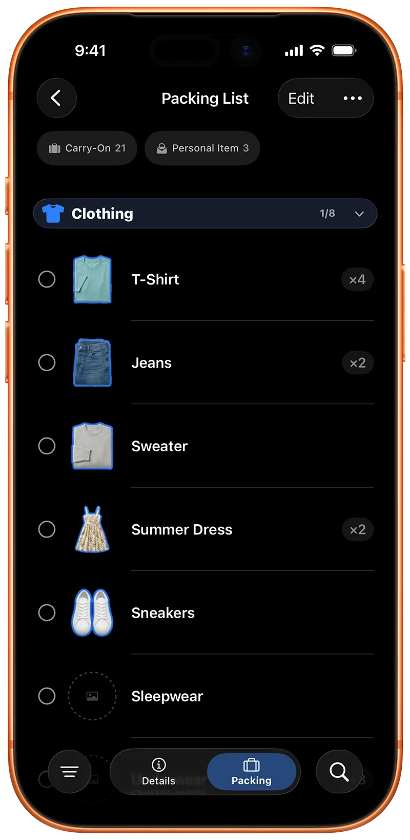 Visual Packing